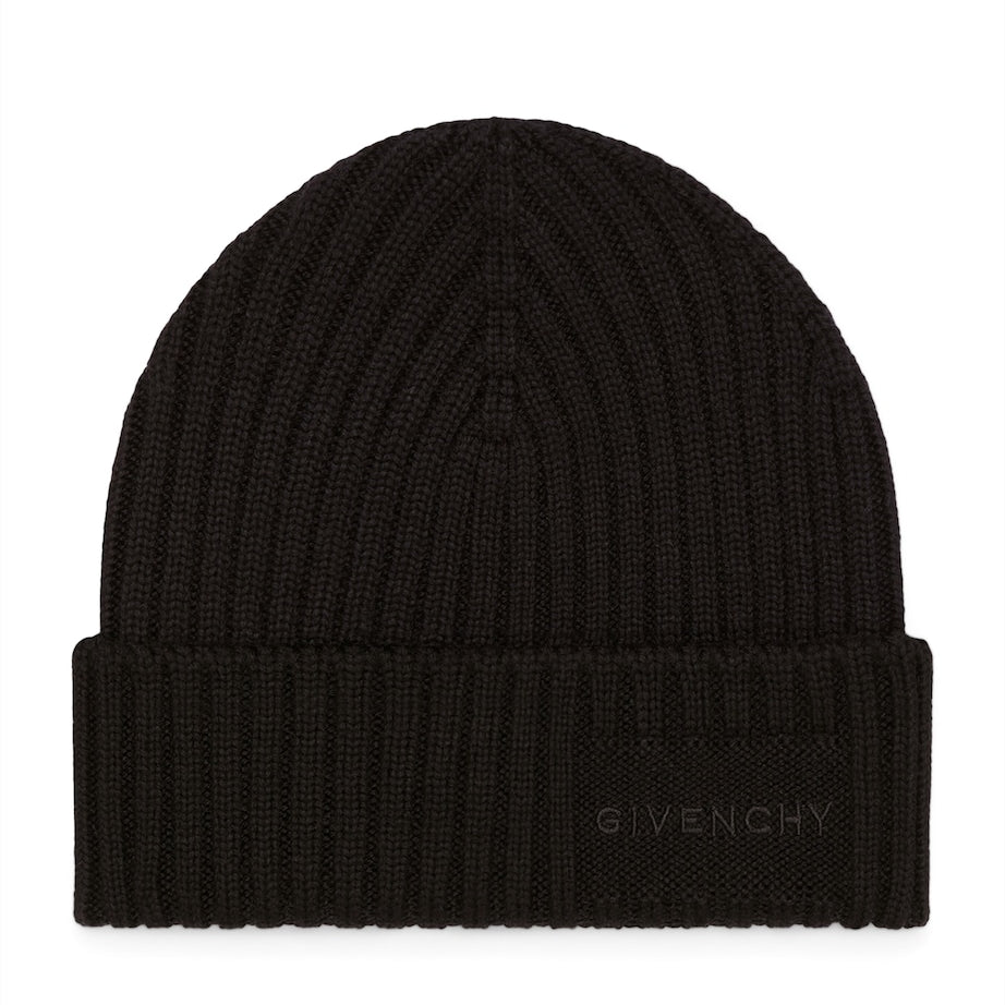 Givenchy Wool Rib-Knit Beanie