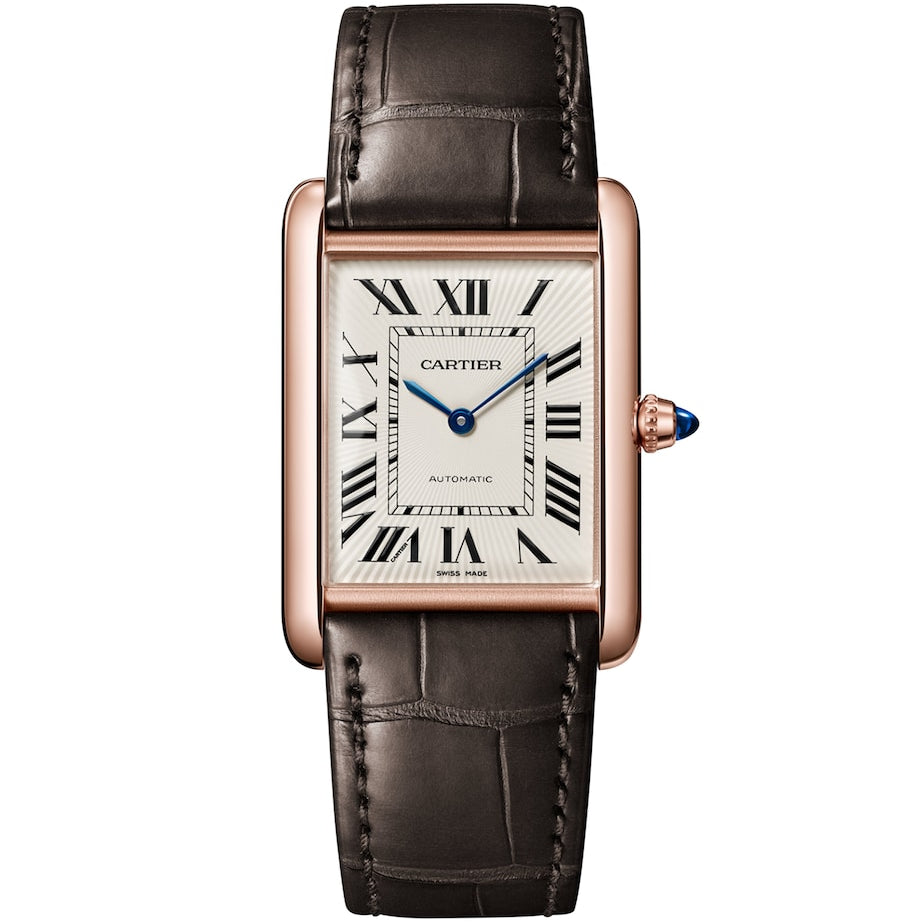 Cartier Large Rose Gold Tank Louis Watch 27.75mm