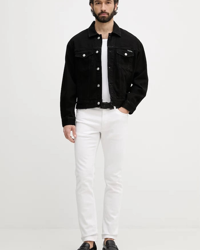 Calvin Klein Jeans erkek denim geçiş ceketi