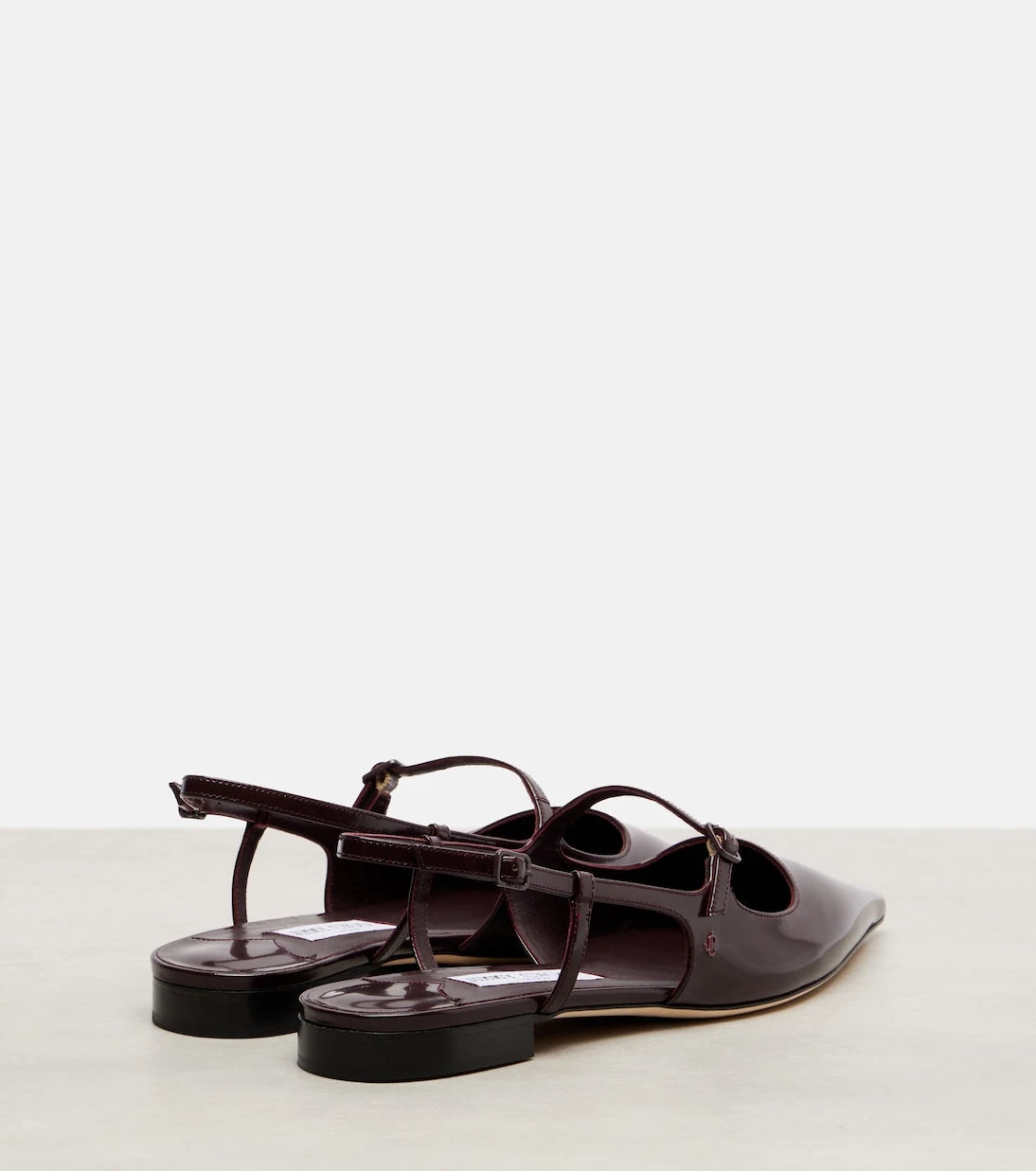 Jimmy Choo - Didi patent leather slingback flats