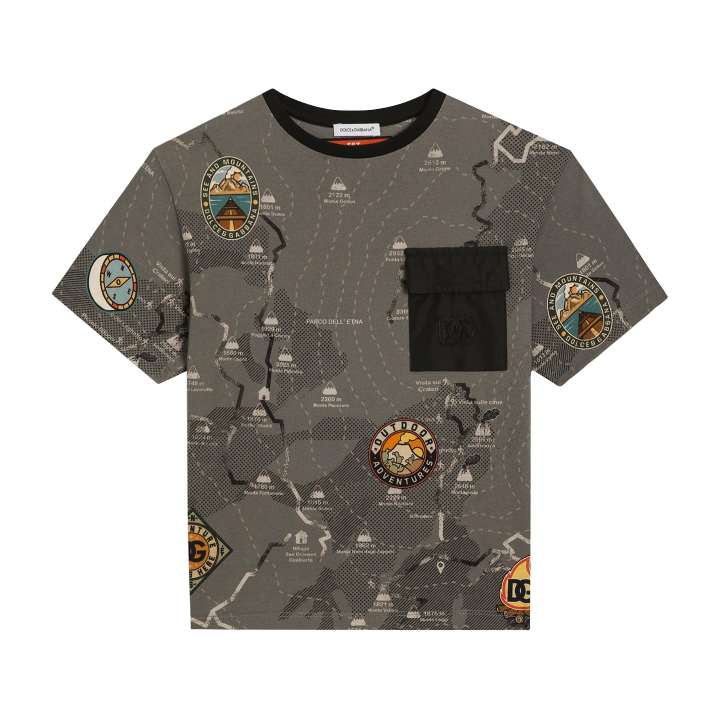 Dolce & Gabbana Kids Cotton Adventure Print T-Shirt (8-12 Years)