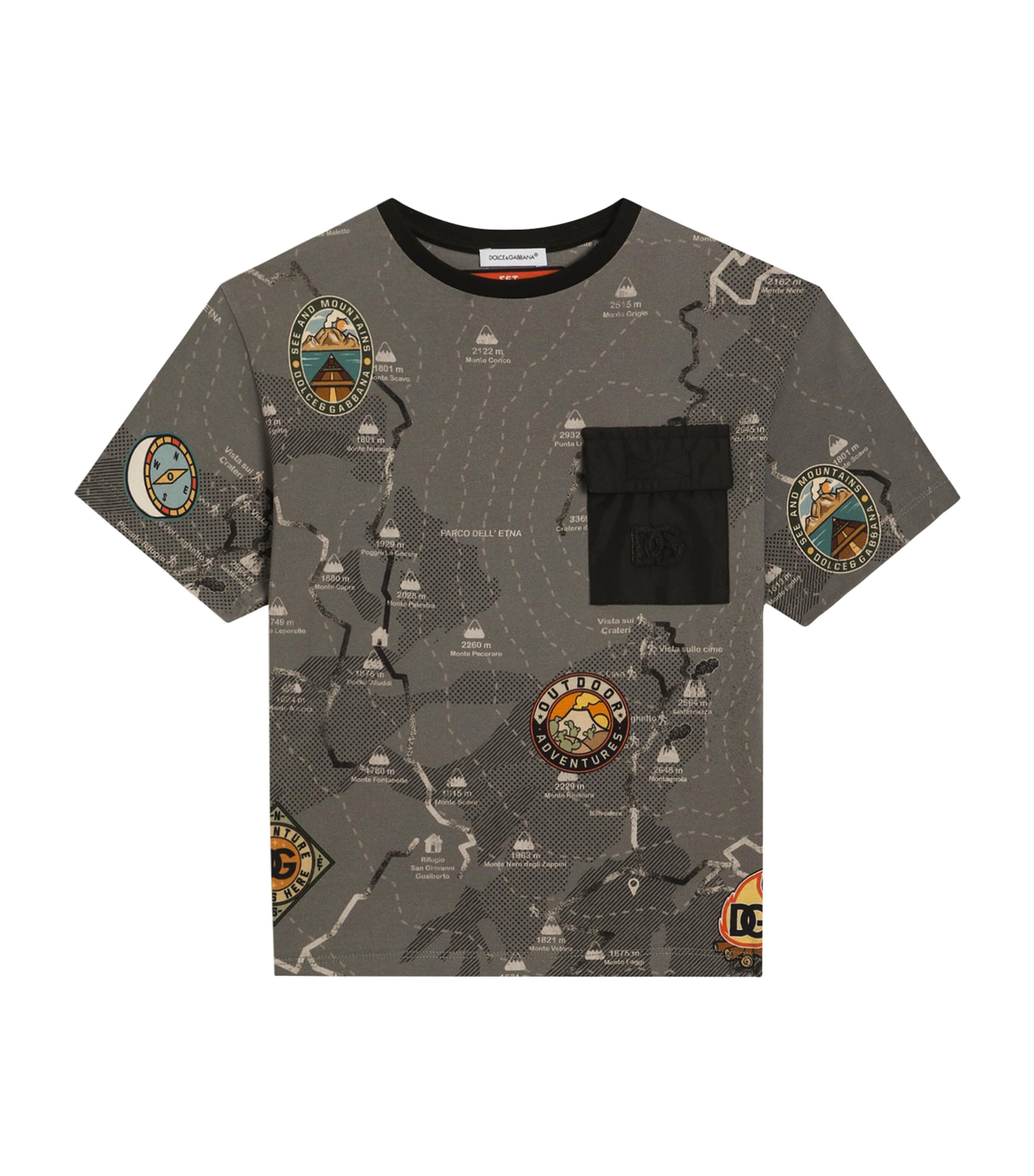 Dolce & Gabbana Kids Cotton Adventure Print T-Shirt (8-12 Years)