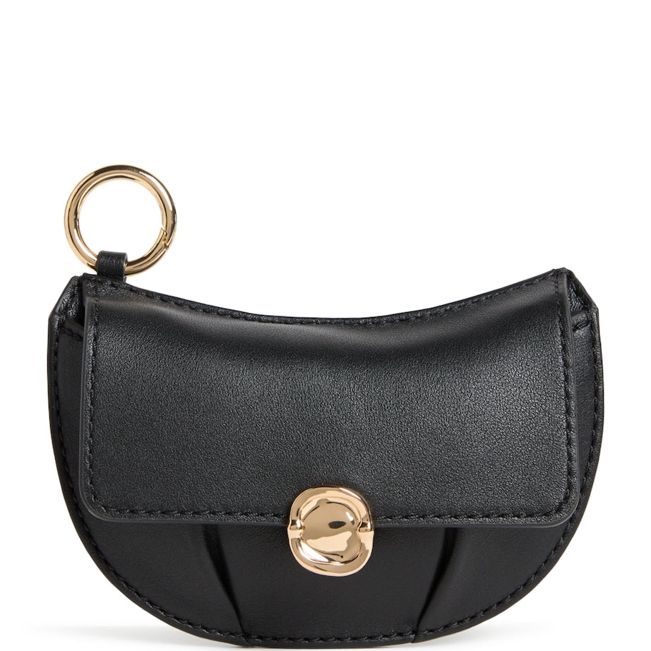 Claudie Pierlot Black Leather Coin Purse