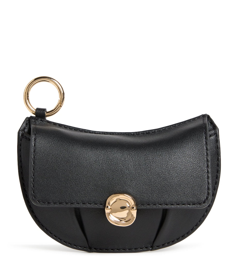 Claudie Pierlot Black Leather Coin Purse