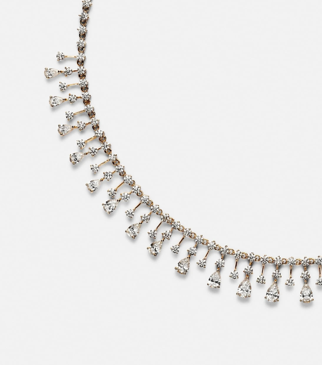 Kamyen - 18kt gold choker with diamonds