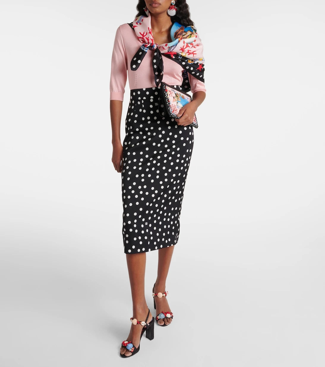 Dolce&Gabbana - Capri pointelle silk sweater