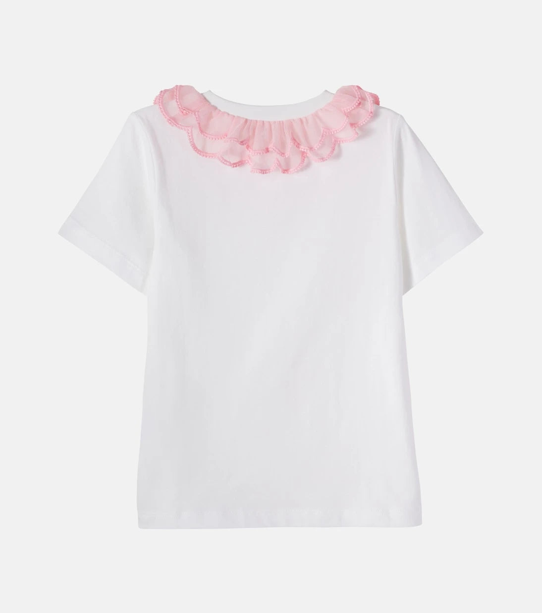 Stella McCartney Kids - تي شيرت قطني جيرسي مكشكش