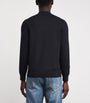 Sandro Paris Blue Wool High-Neck Sweater
