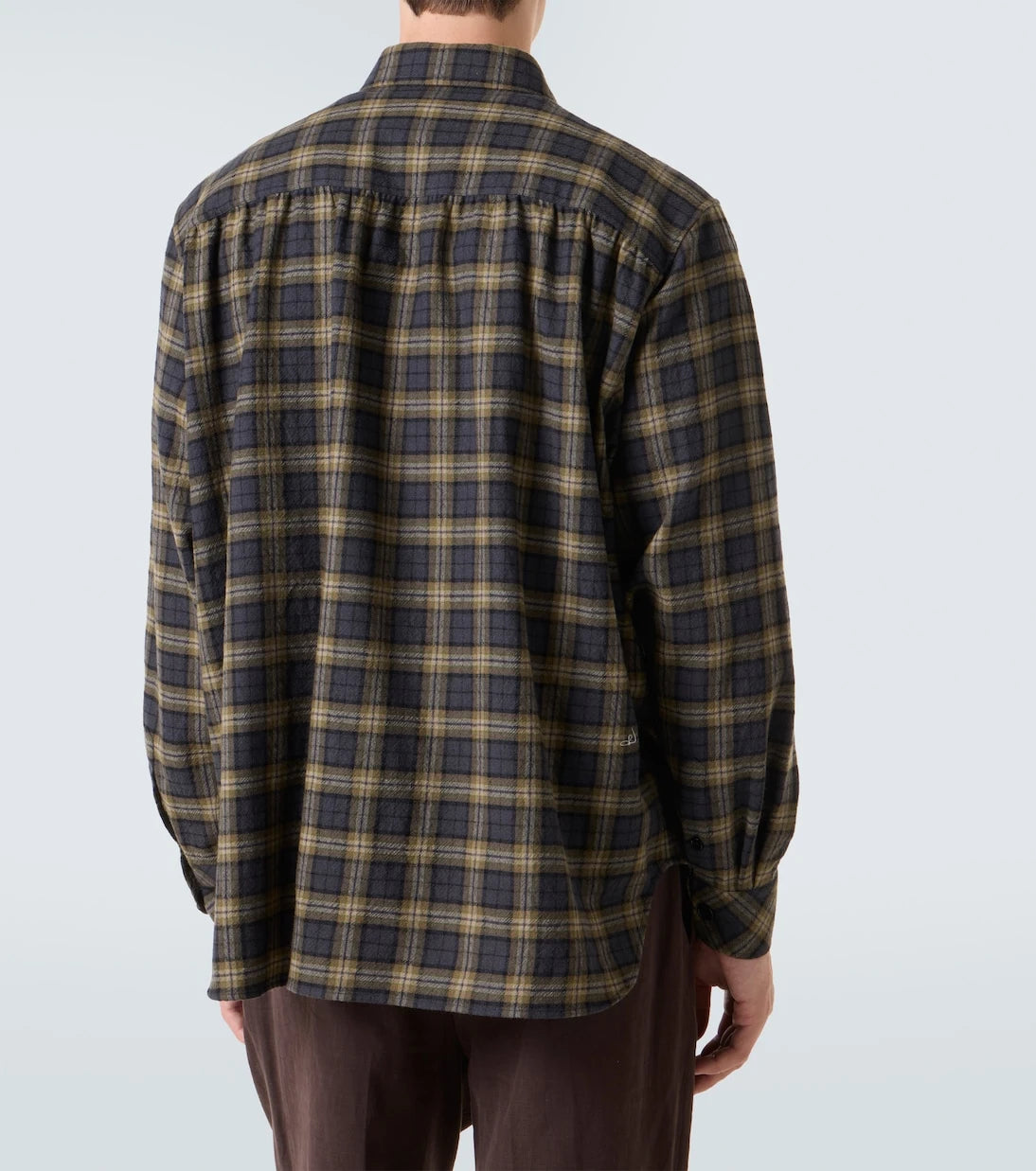 Saint Laurent - Checked wool overshirt