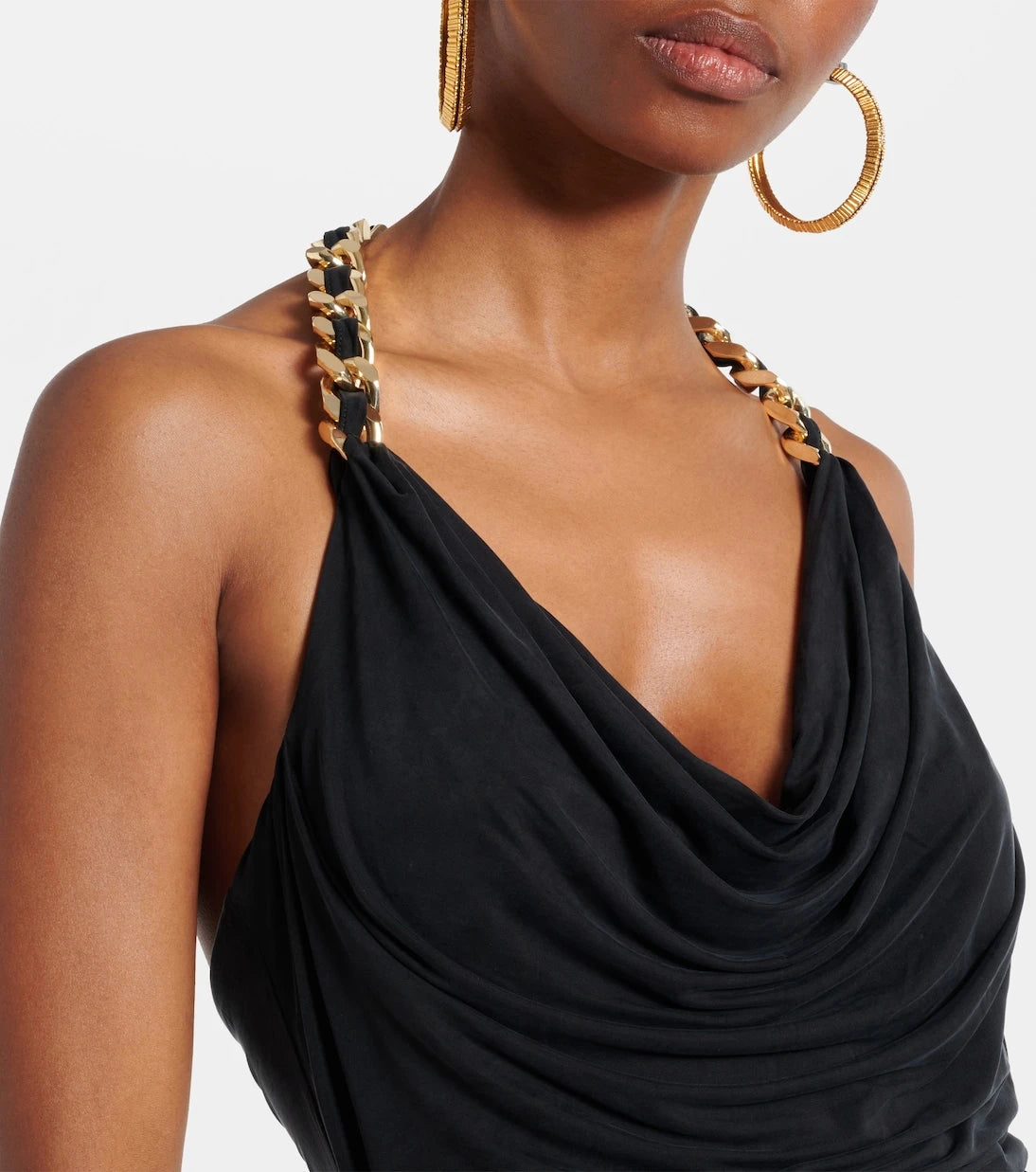 Balmain - Draped gathered gown