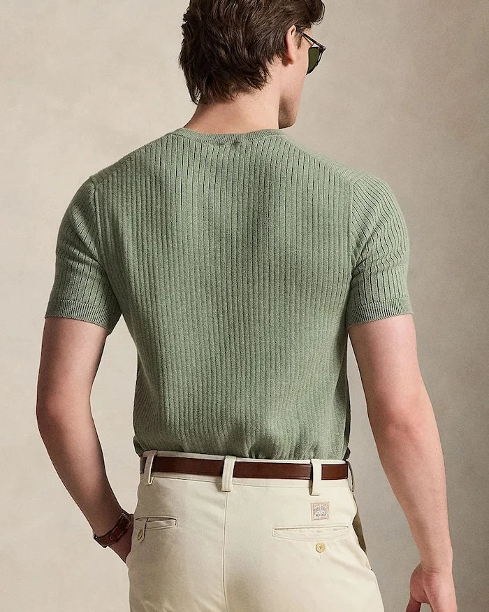 Polo Ralph Lauren erkek kısa kollu pamuklu kazak