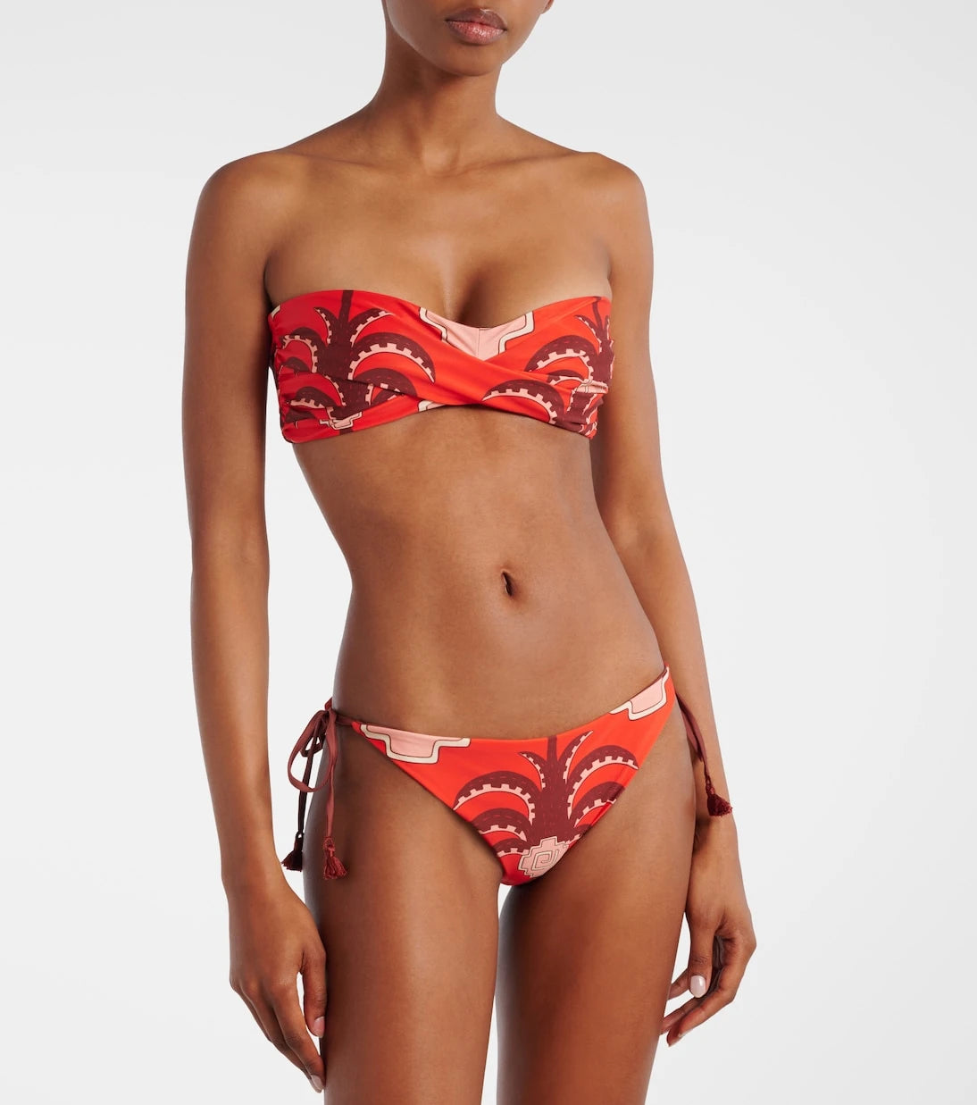 Johanna Ortiz - Sagrado printed low-rise bikini bottoms