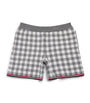Thom Browne Kids Gingham Split-Hem Shorts (2-12 Years)