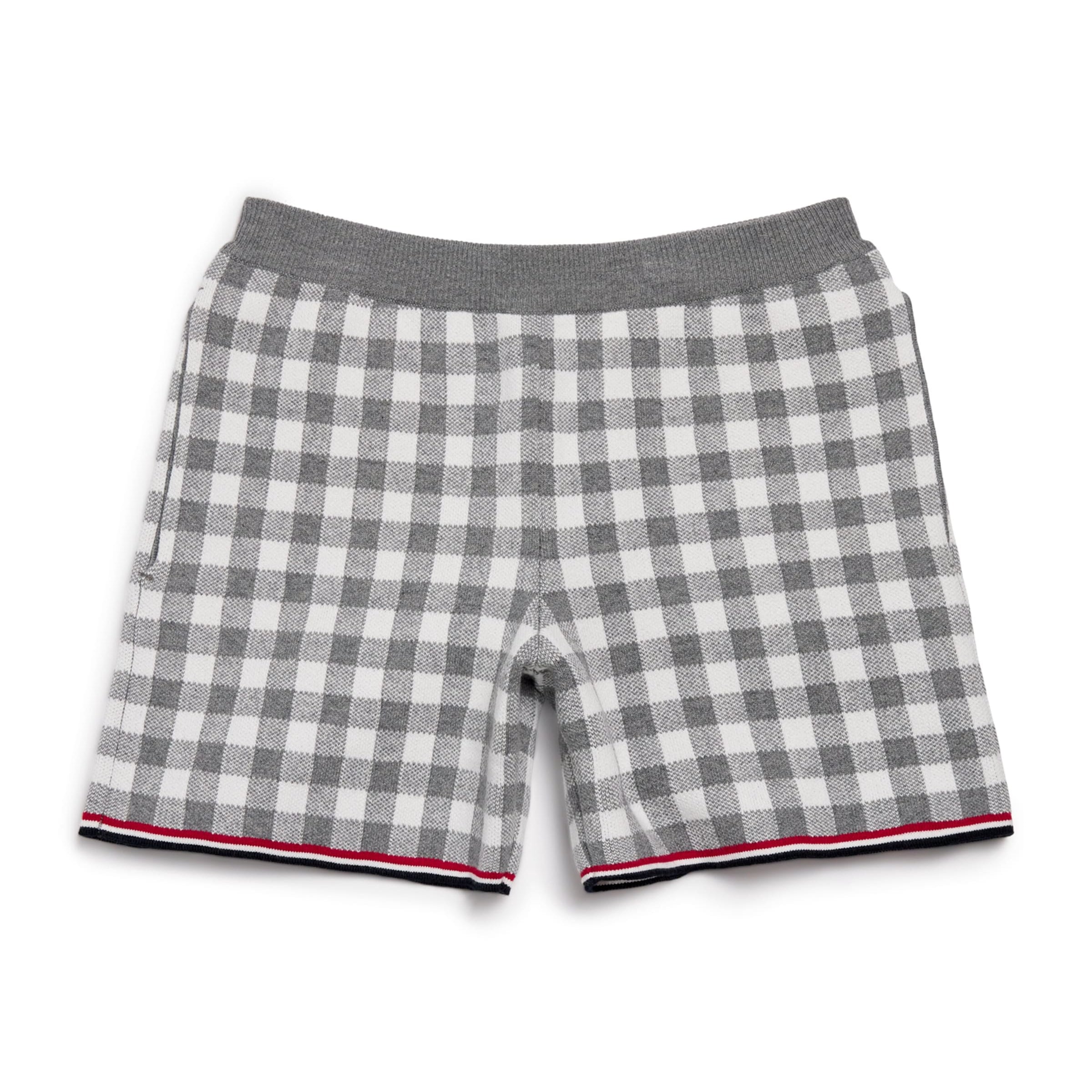 Thom Browne Kids Gingham Split-Hem Shorts (2-12 Years)