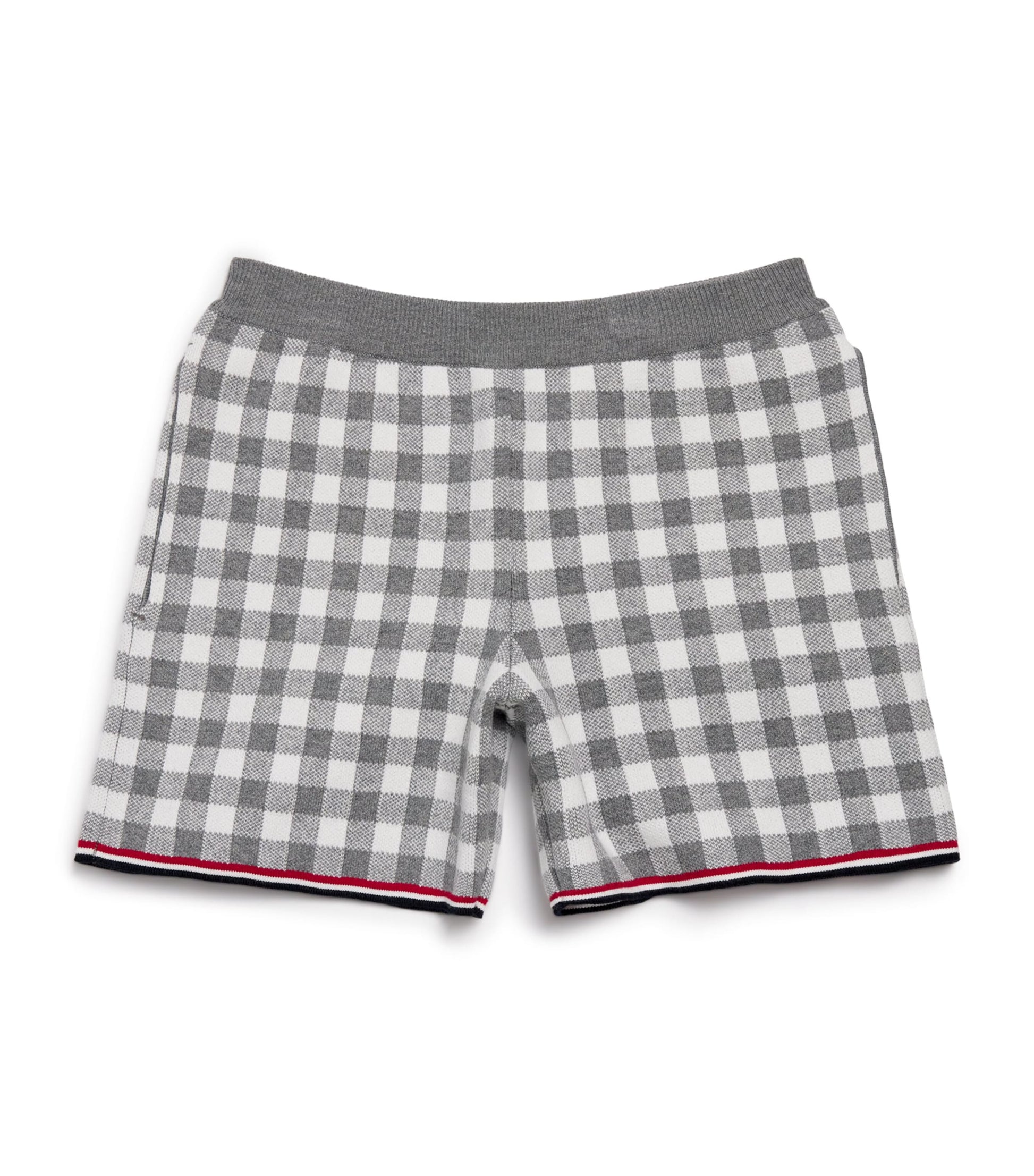 Thom Browne Kids Gingham Split-Hem Shorts (2-12 Years)