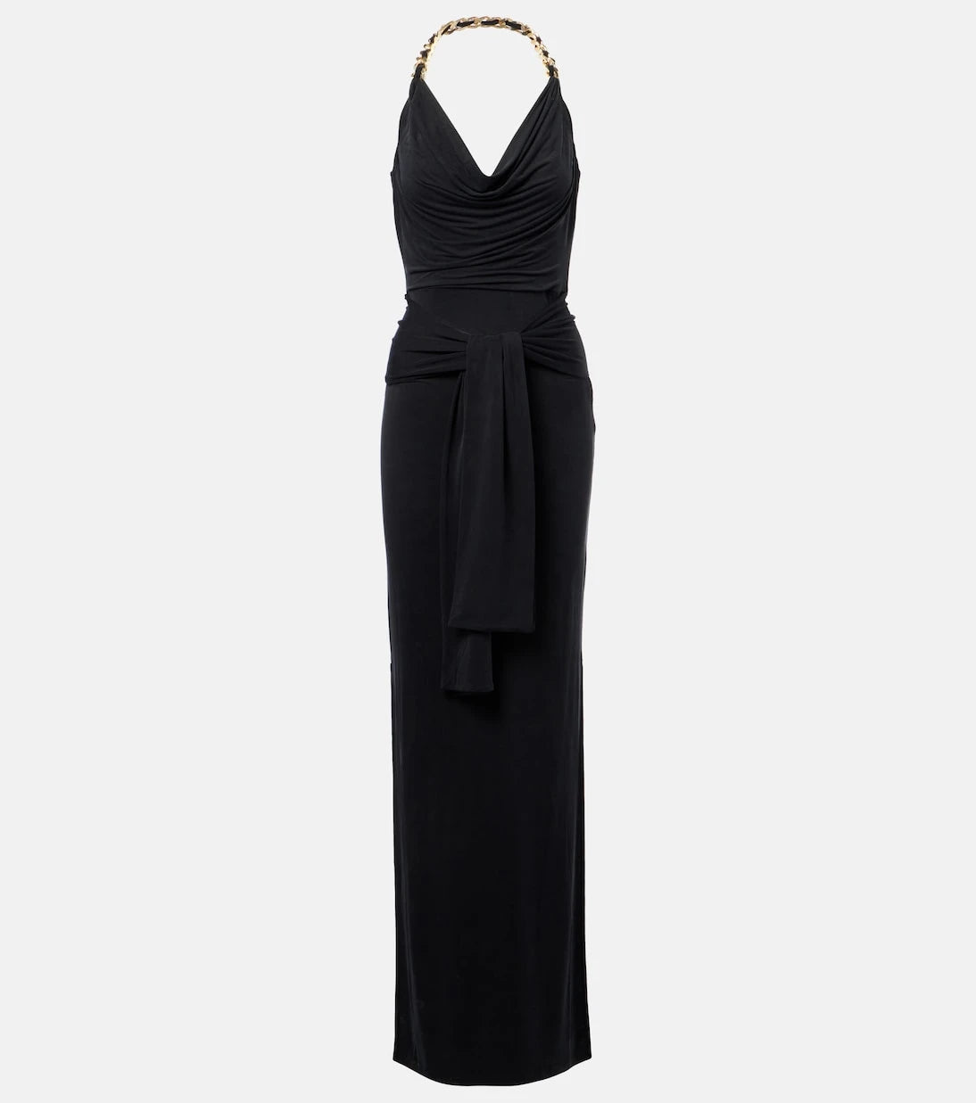 Balmain - Draped gathered gown