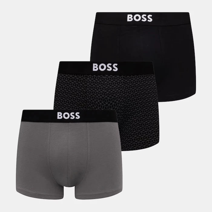 BOSS боксерки мъжки от памук Trunk 3P BOSS ONE D 3 броя