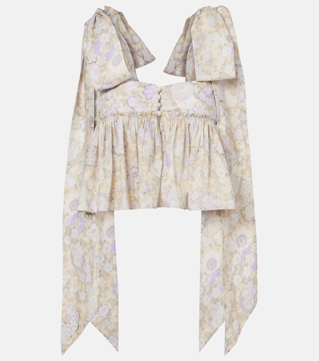 Chloé - Floral cotton top