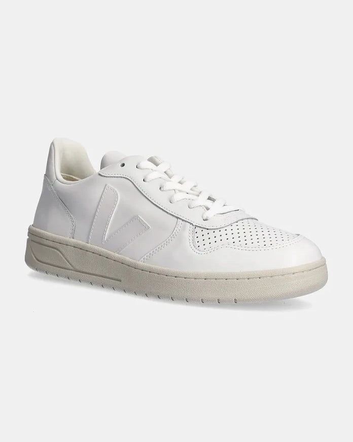 Veja V-10 Leather Extra-White Deri Spor Ayakkabı