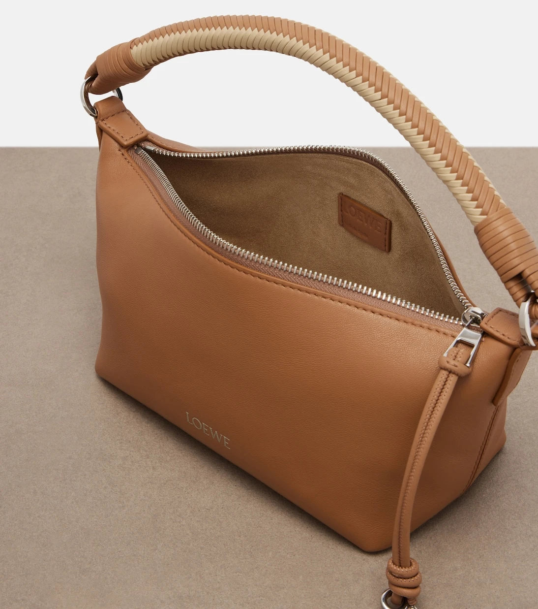 Loewe - Cala Small leather top-handle bag