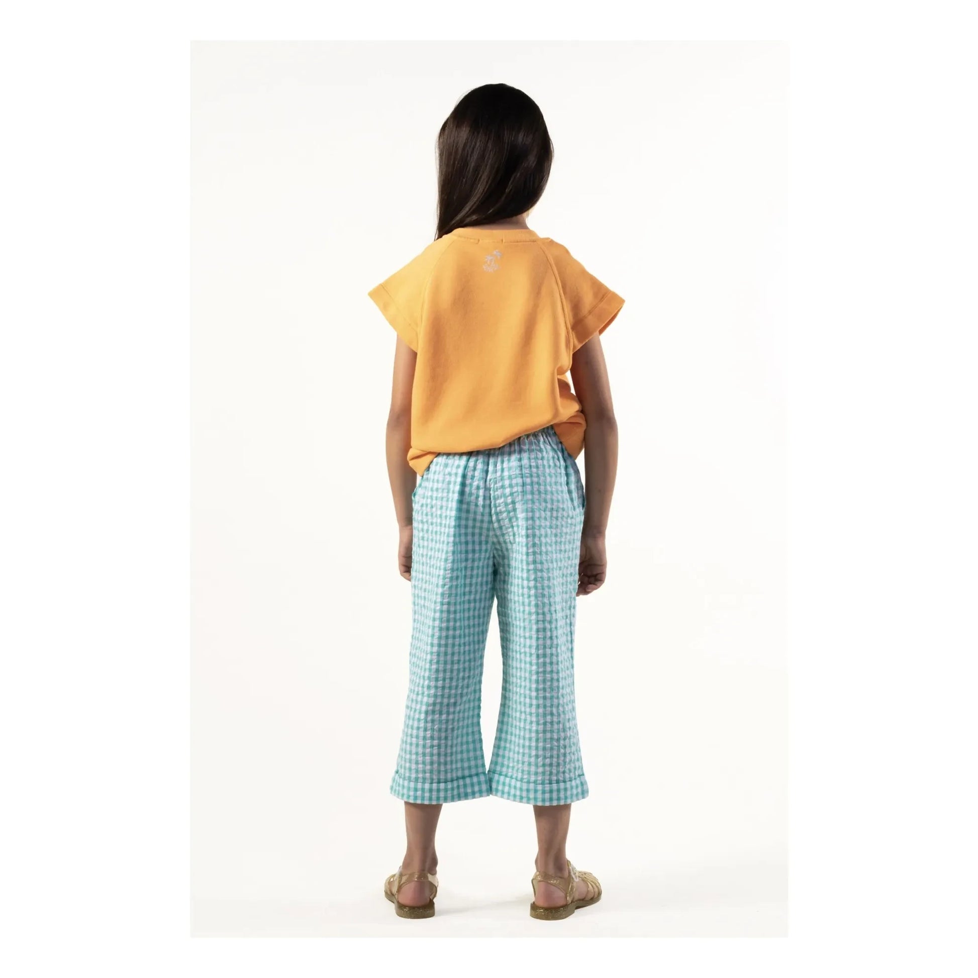 Sunchild - Bisbee Vichy pants | Turquoise