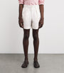 Cotton Pleated Cormac Shorts
