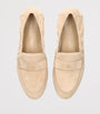 Tory Burch Beige Suede Ballet Sport Loafers