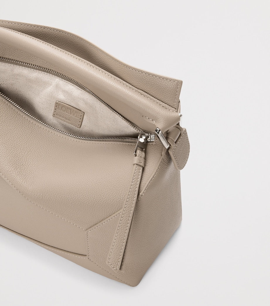 LOEWE Medium Leather Puzzle Edge Top-Handle Bag