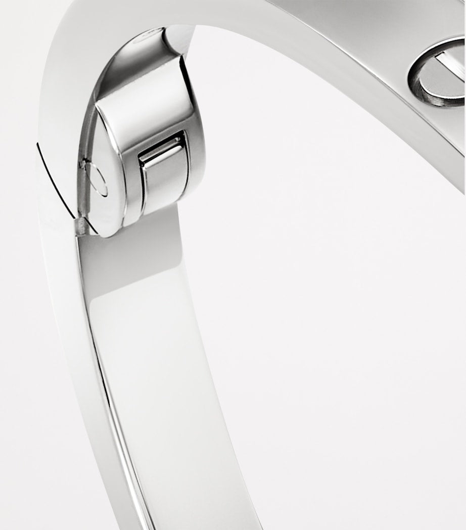 LOVE Small White Gold Bracelet