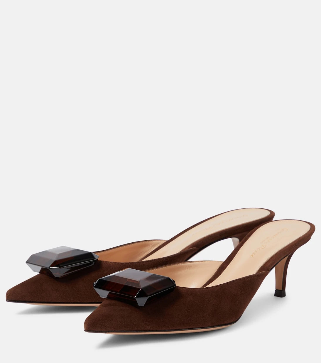Gianvito Rossi - Jaipur suede mules