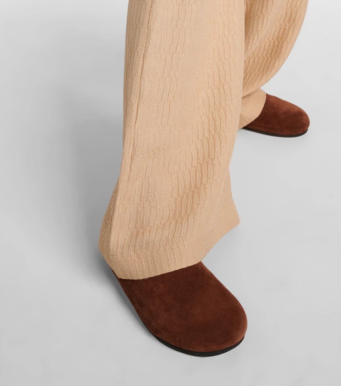 Joseph - Gibellina Mawn silk-blend wide-leg pants