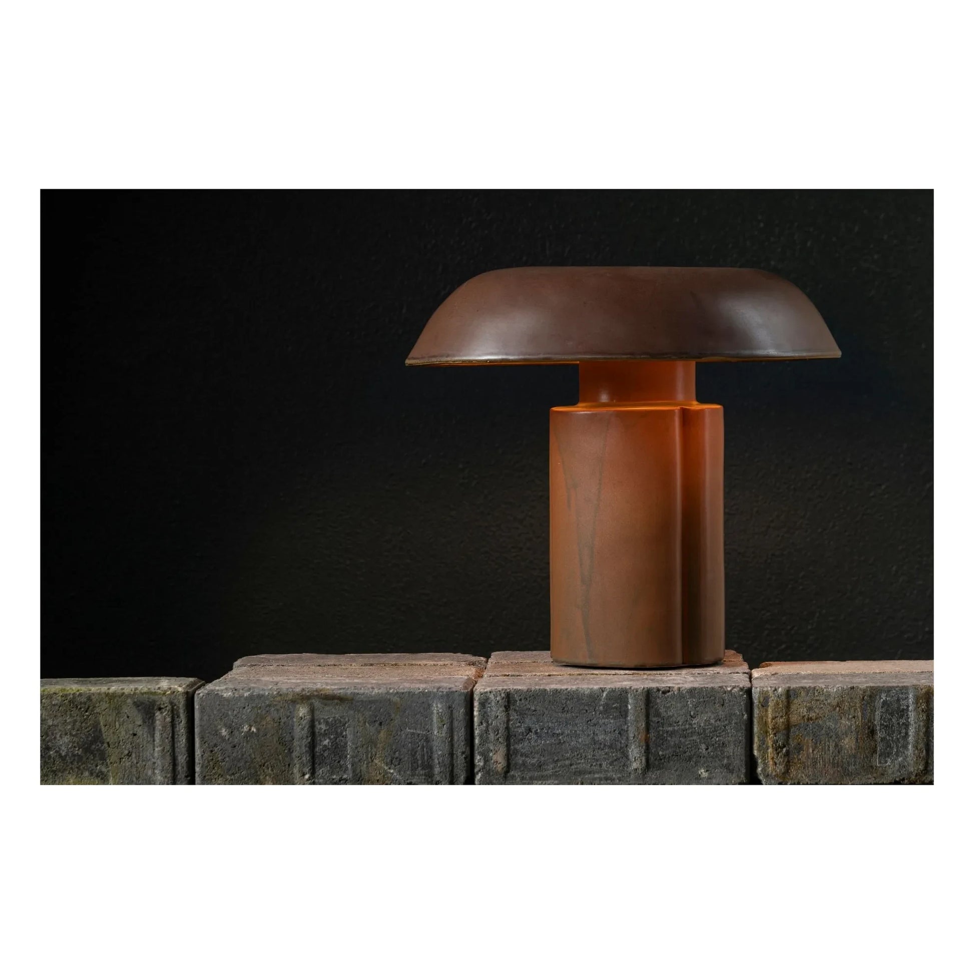 Serax - Stoneware table lamp Oliver, Anita Le Grelle | Brown