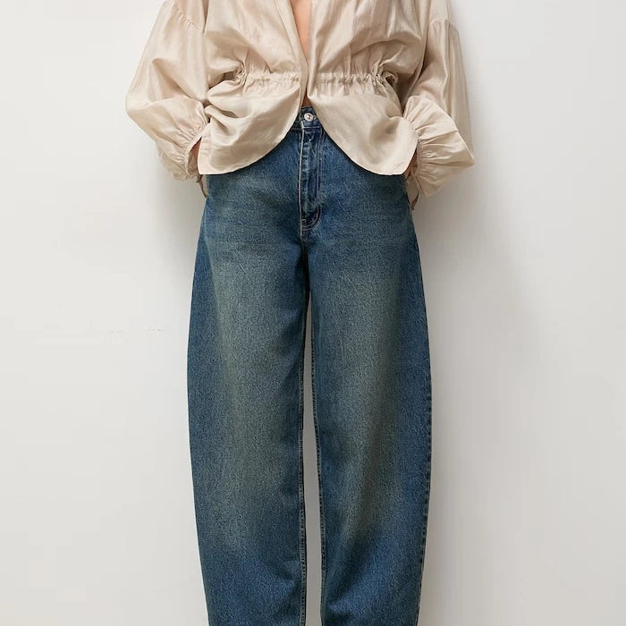 Kadın wide leg jean