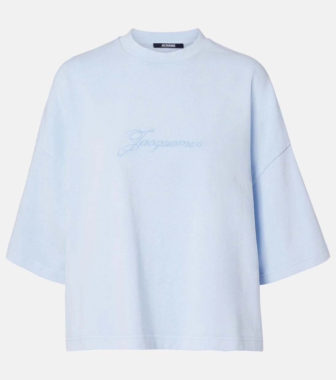 Jacquemus - تي شيرت بيجمنتو من جيرسي القطن