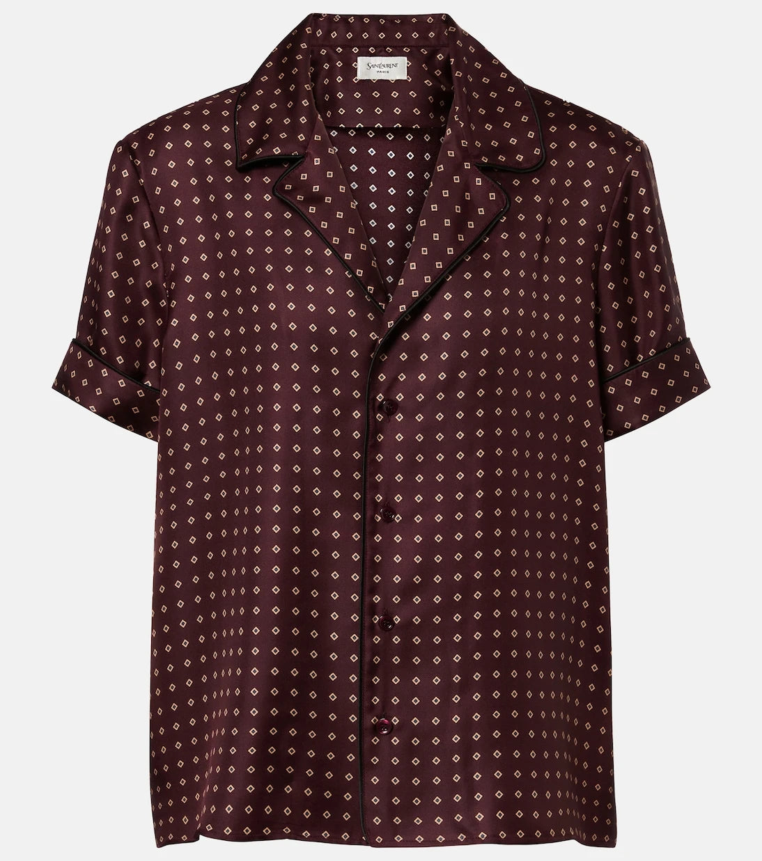 Saint Laurent - Printed silk shirt