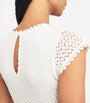 Crochet Mini Dress WHITE