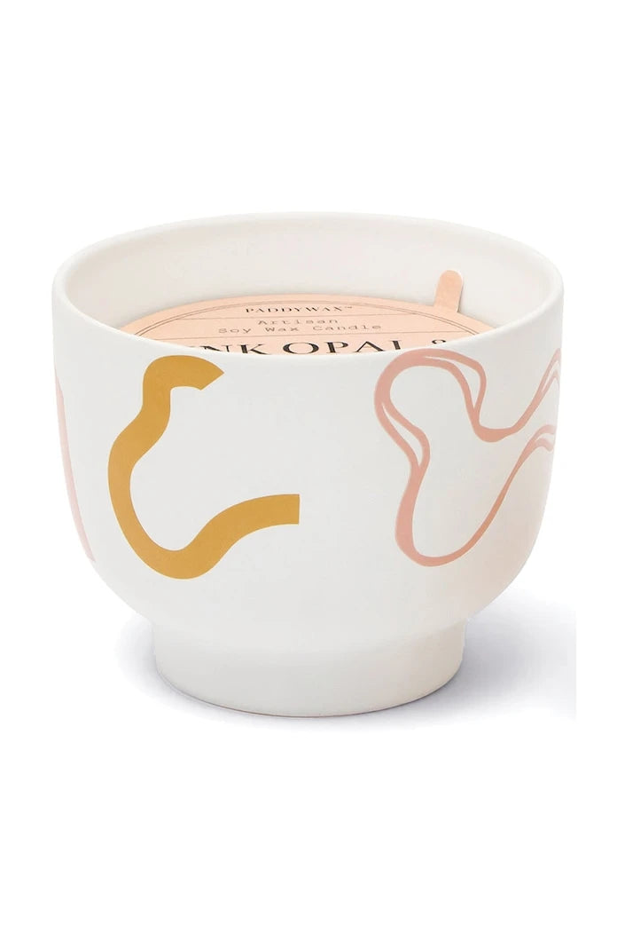 Paddywax Pink Opal & Persimmon Kokulu Soya Mum 340g
