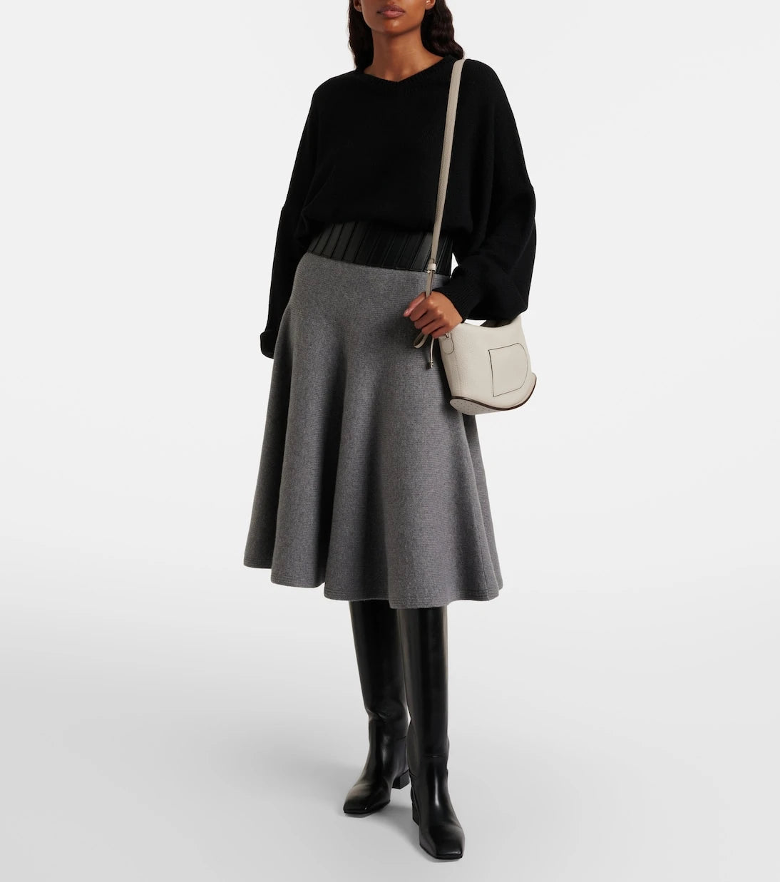 Delvaux - Pin Swing Medium leather shoulder bag