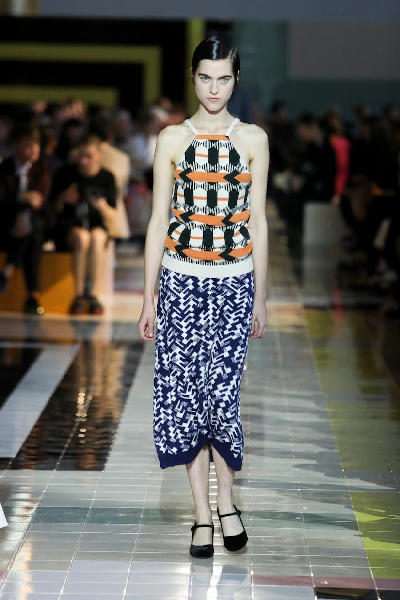 Prada - Wool-jacquard tank top