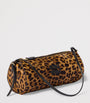 Calf Hair Logo Pouch