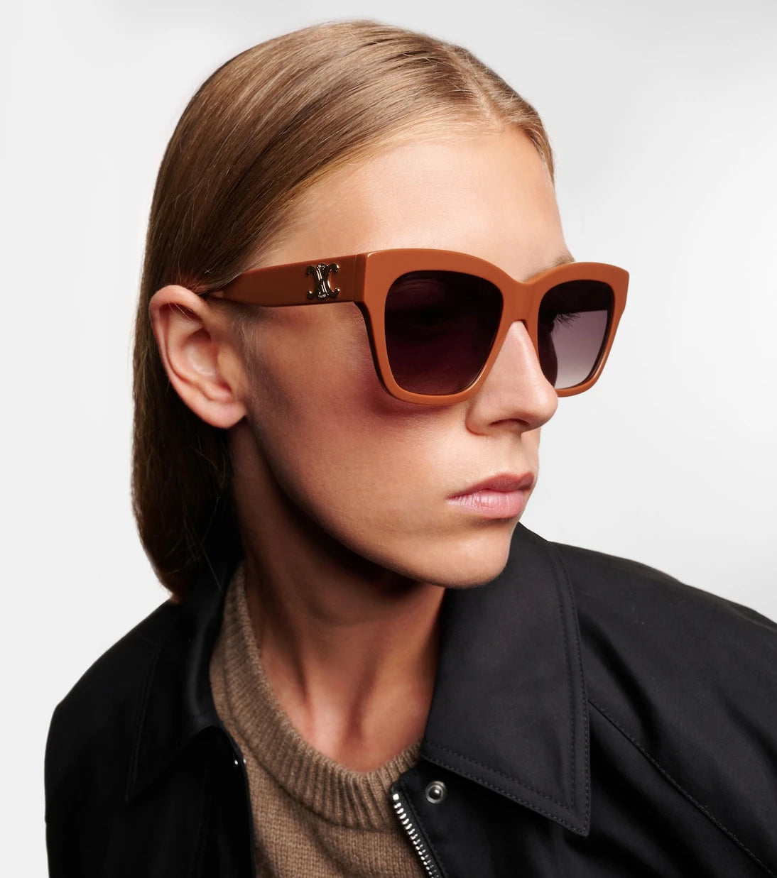 Celine Eyewear - Triomphe cat-eye sunglasses