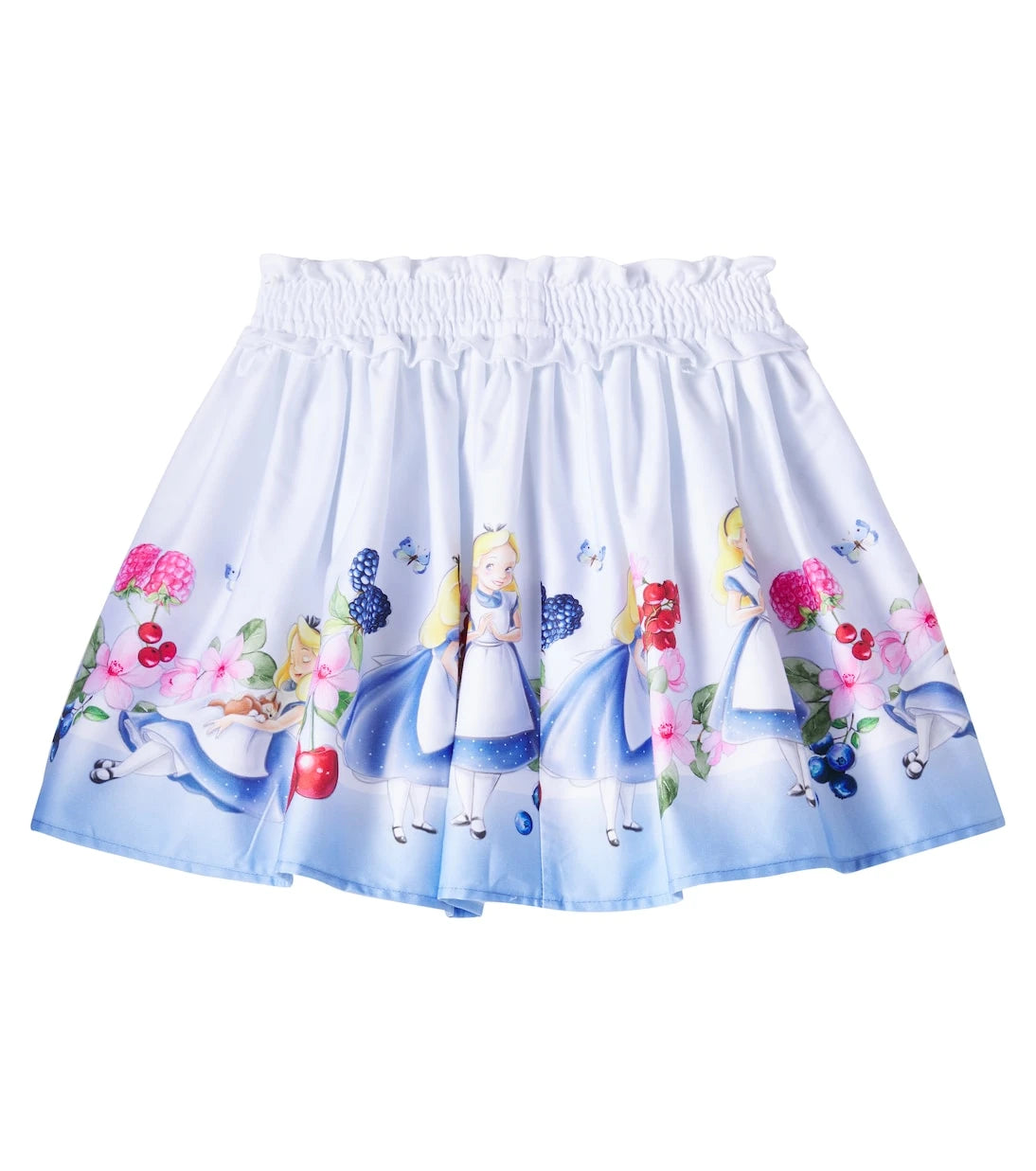 Monnalisa - Printed cotton skirt