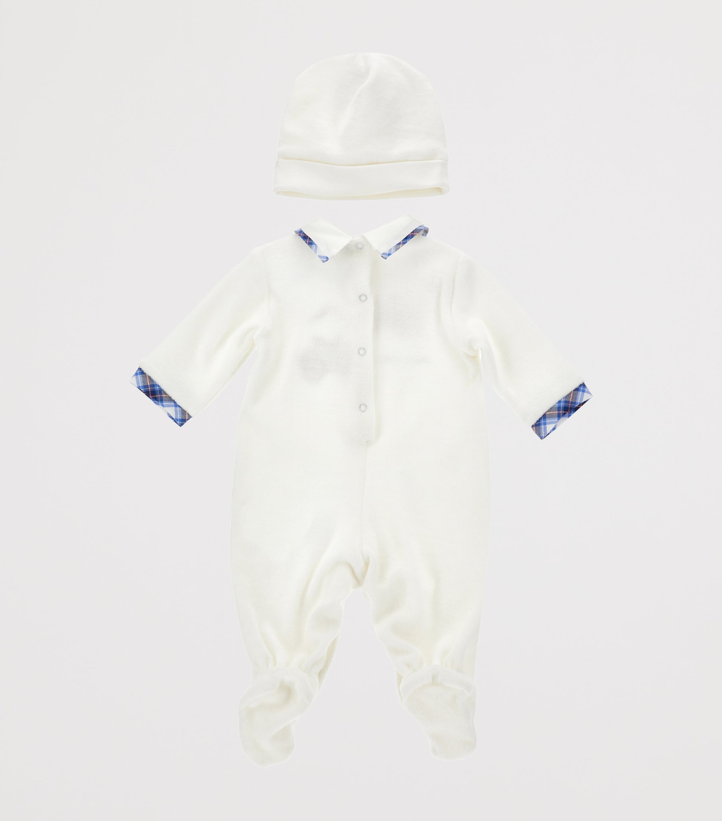 Embroidered Car All-In-One and Hat Set (1-9 Months)