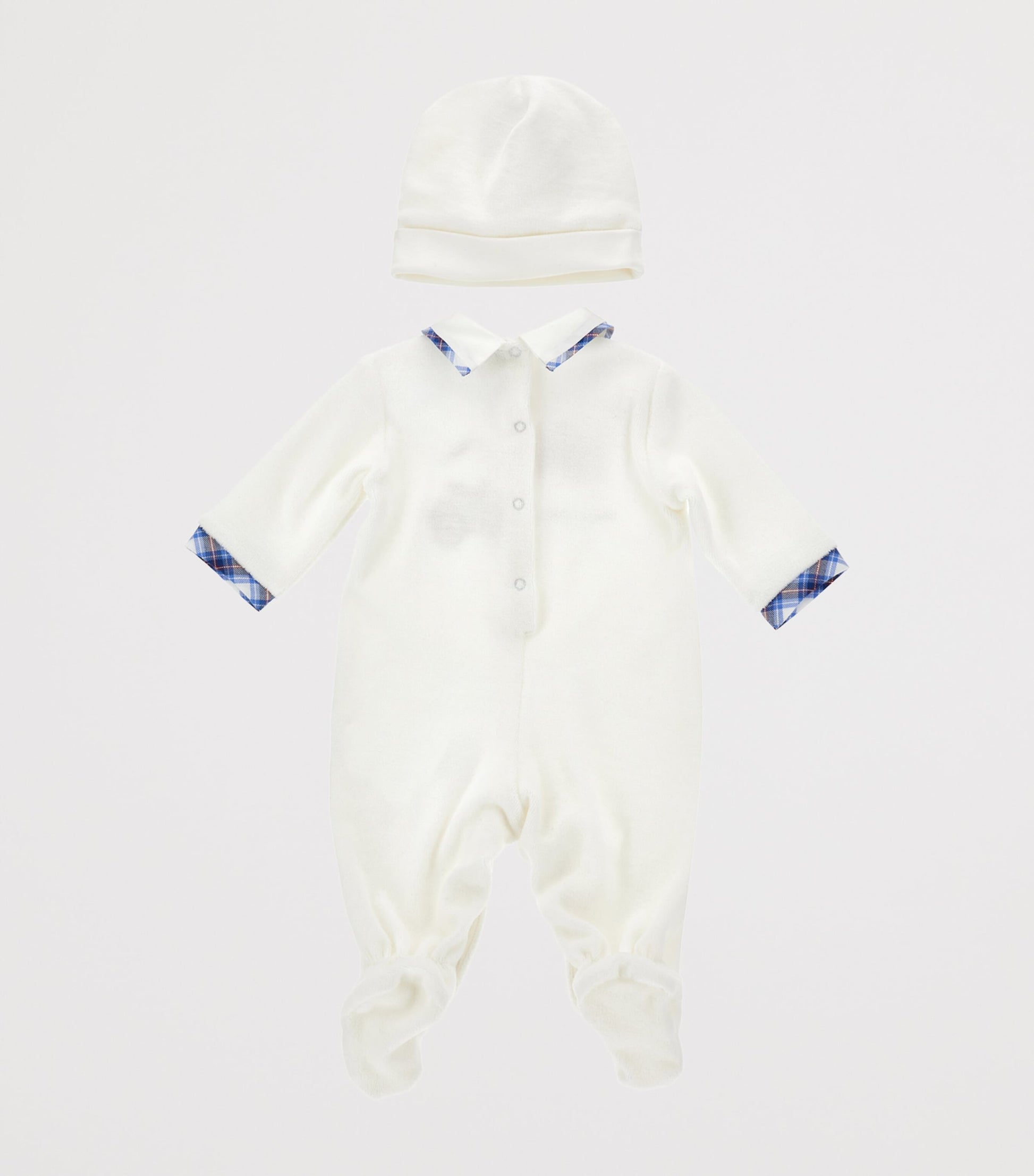 Embroidered Car All-In-One and Hat Set (1-9 Months)