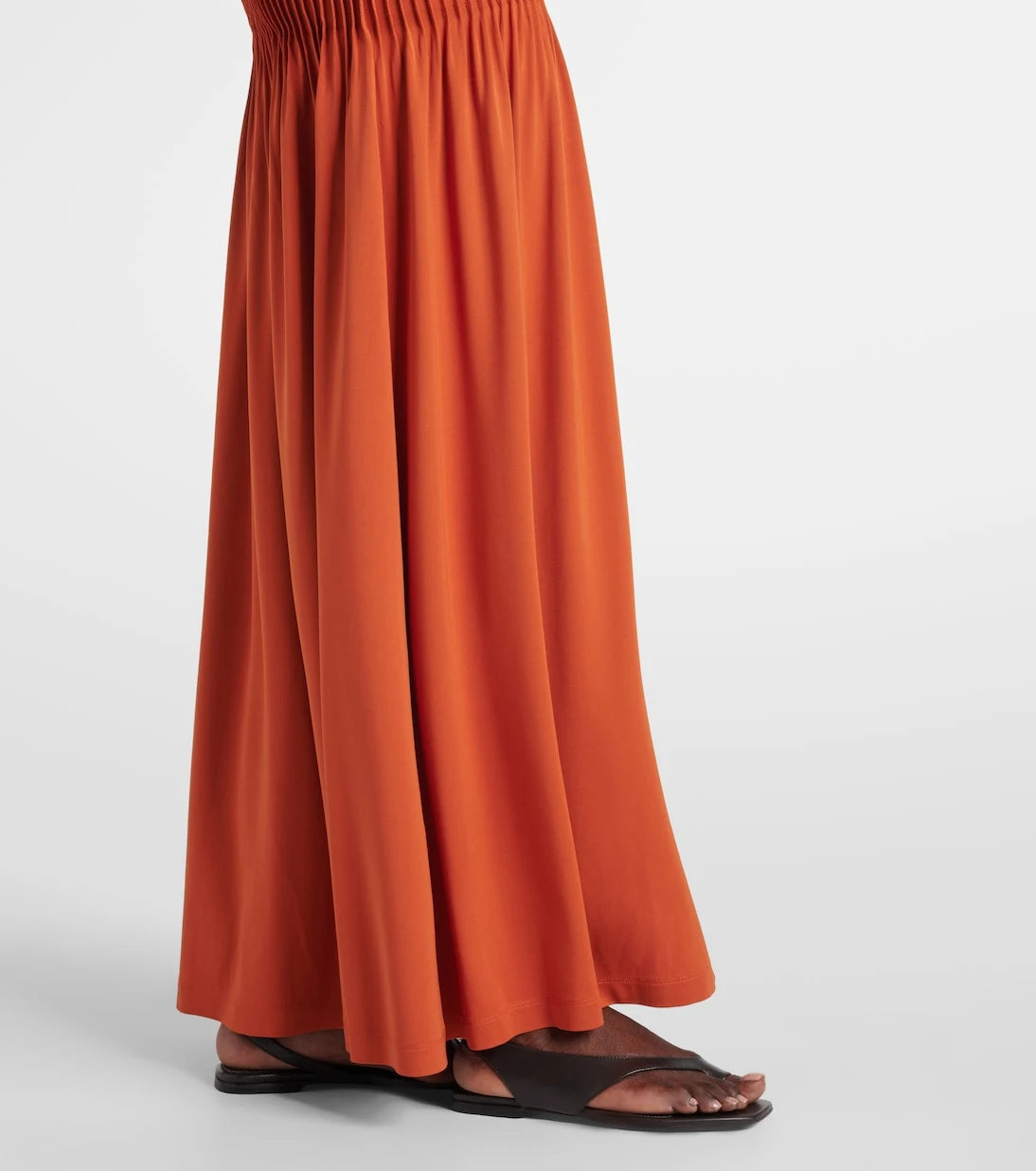 Toteme - Pleated jersey maxi dress