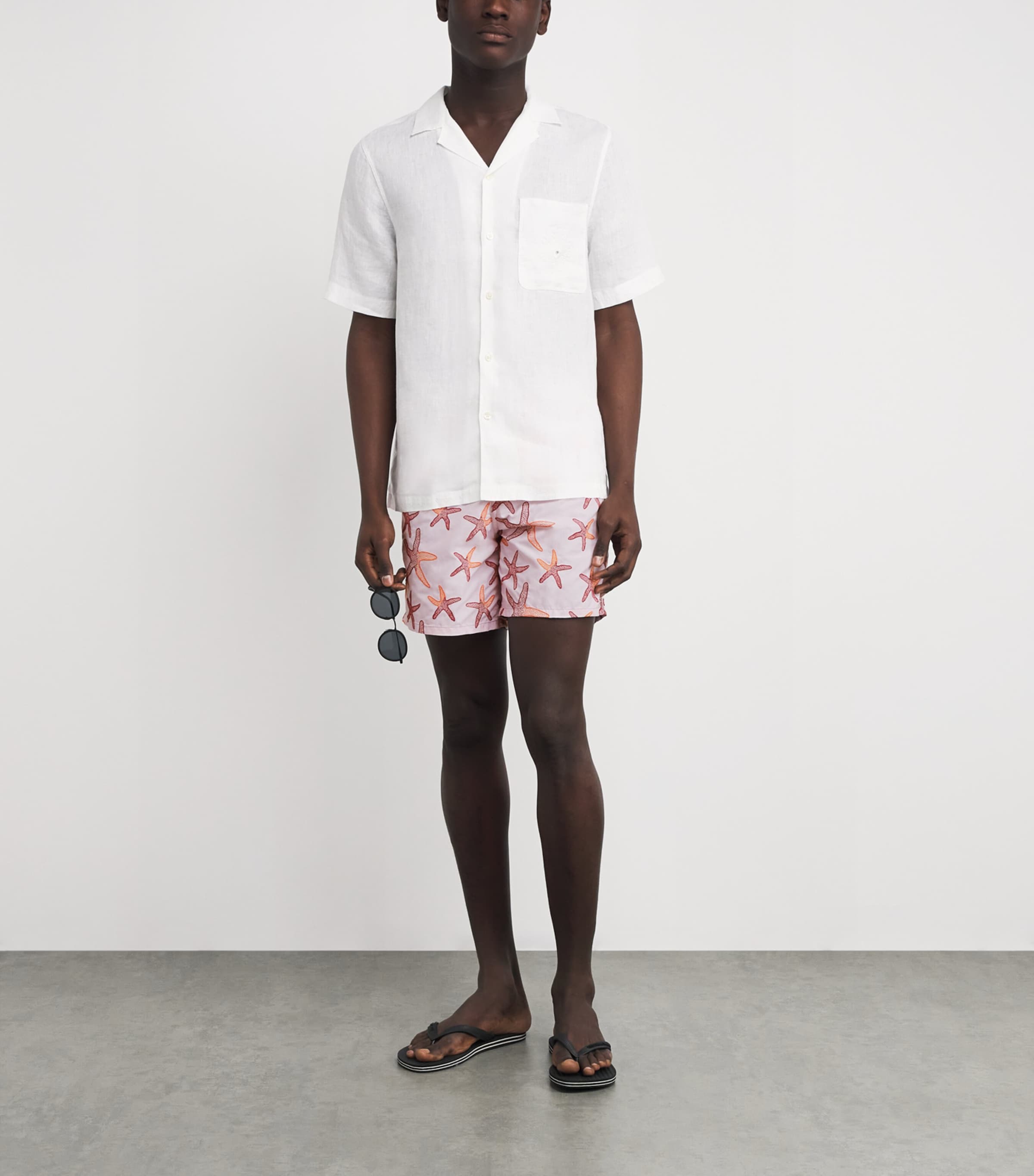 Embroidered Starfish Mistral Swim Shorts