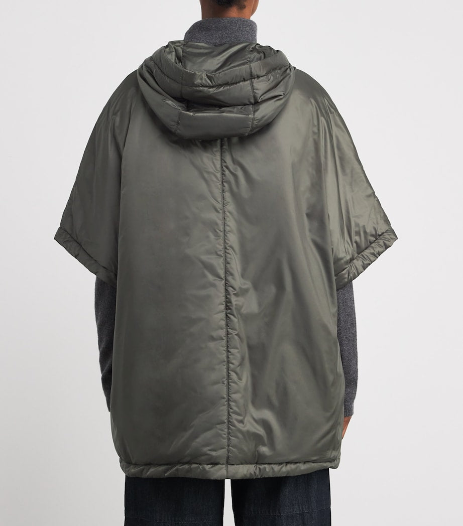 Max Mara Green The Cube Poncho