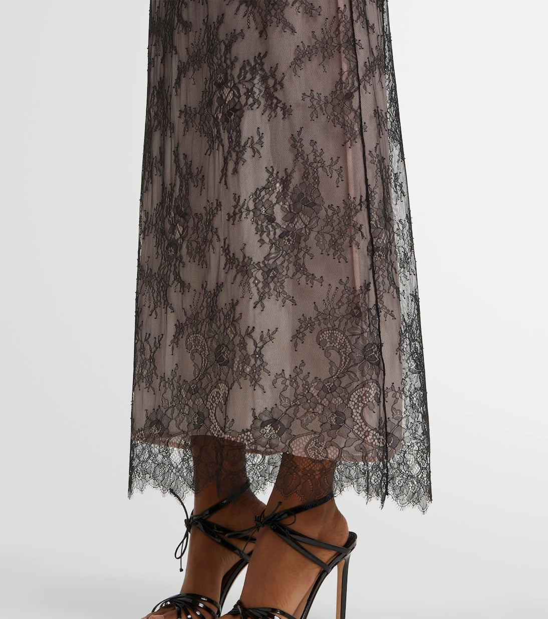 Blumarine - Rebrodé lace midi dress