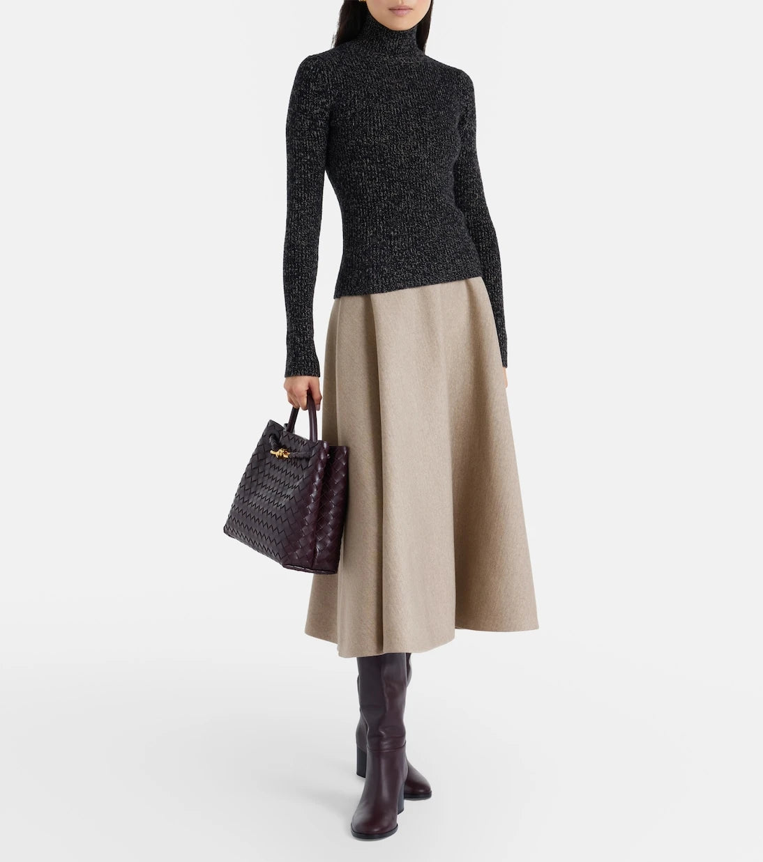 Max Mara - Knitted midi skirt