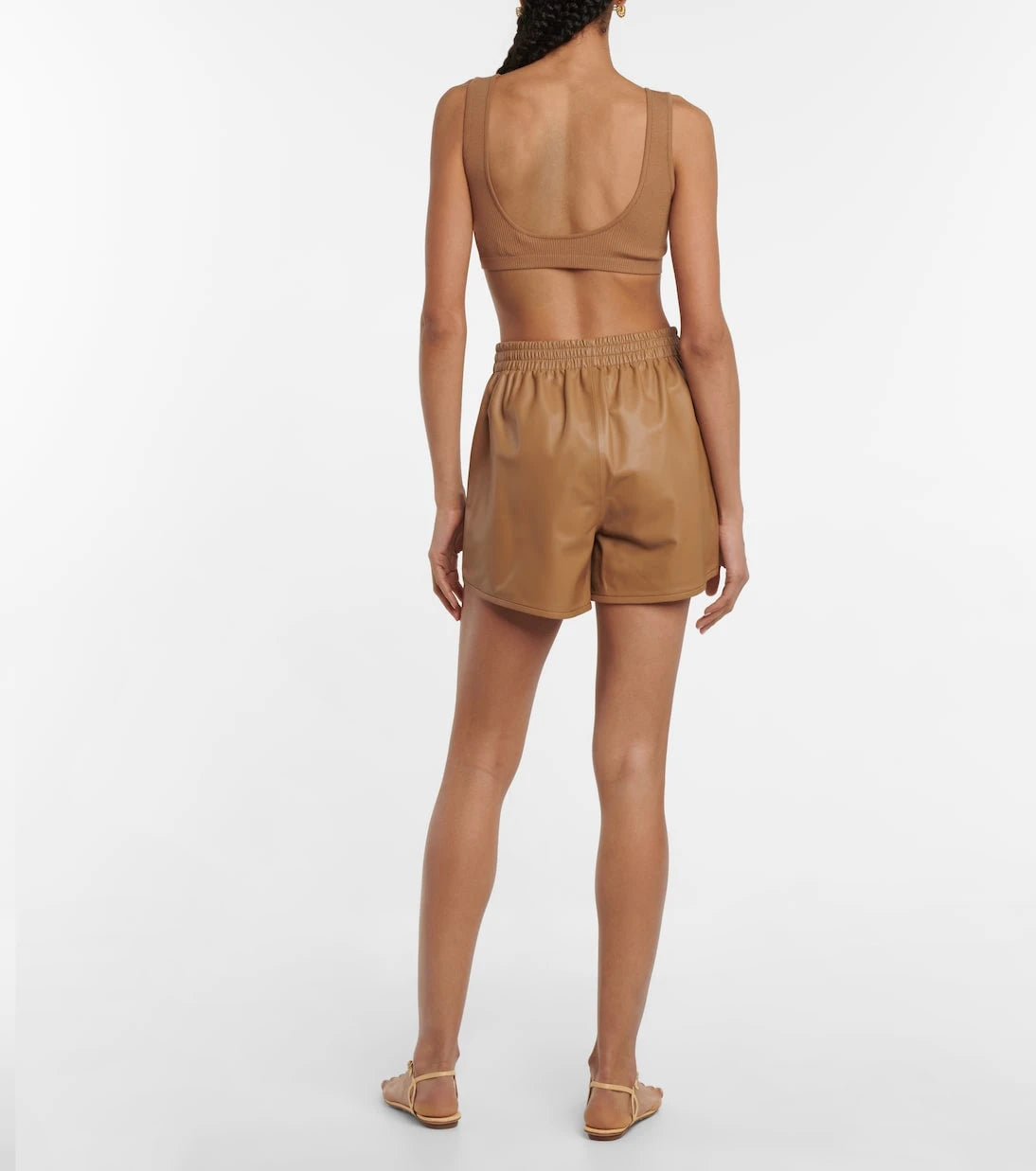 Zeynep Arçay - Ribbed-knit crop top